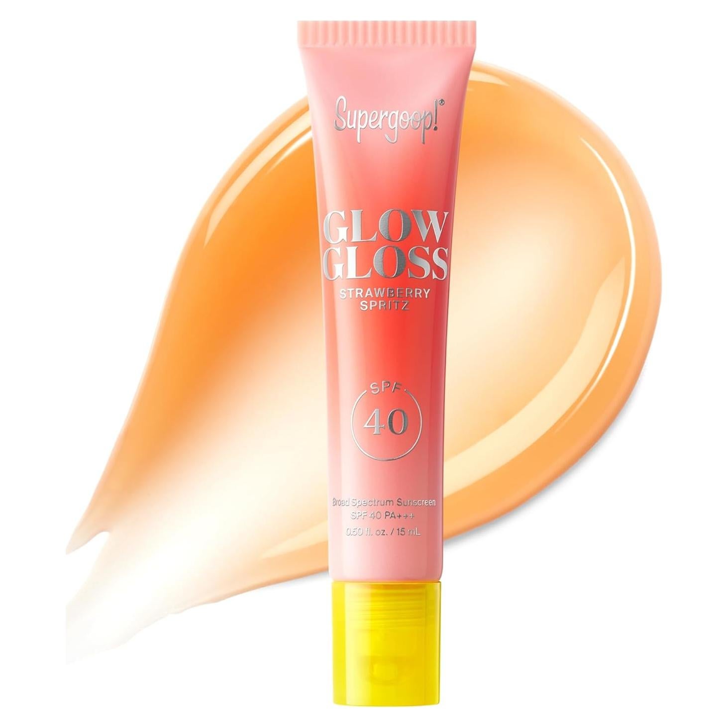 Bálsamo Labial Brillo Gloss Supergoop! SPF 40 Rocío de Fresa 14.79 ml