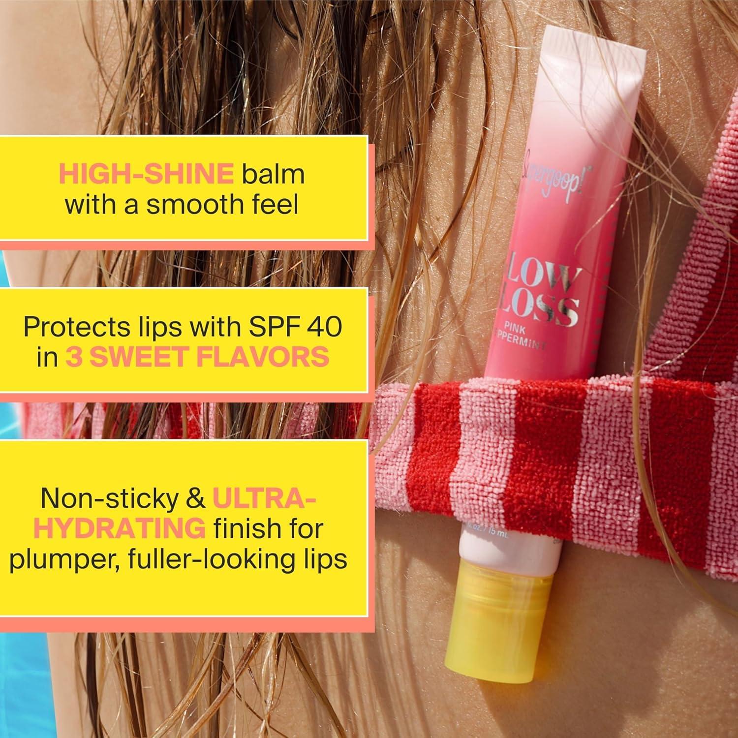 Bálsamo Labial Brillo Gloss Supergoop! SPF 40 Rocío de Fresa 14.79 ml