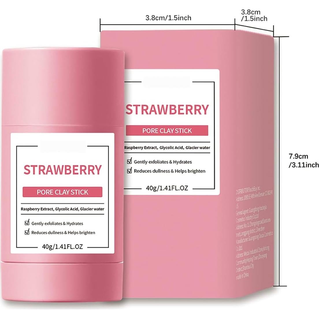 Barra de Mascarilla de Arcilla ConfidMiss Rosa 70g - Limpieza Profunda