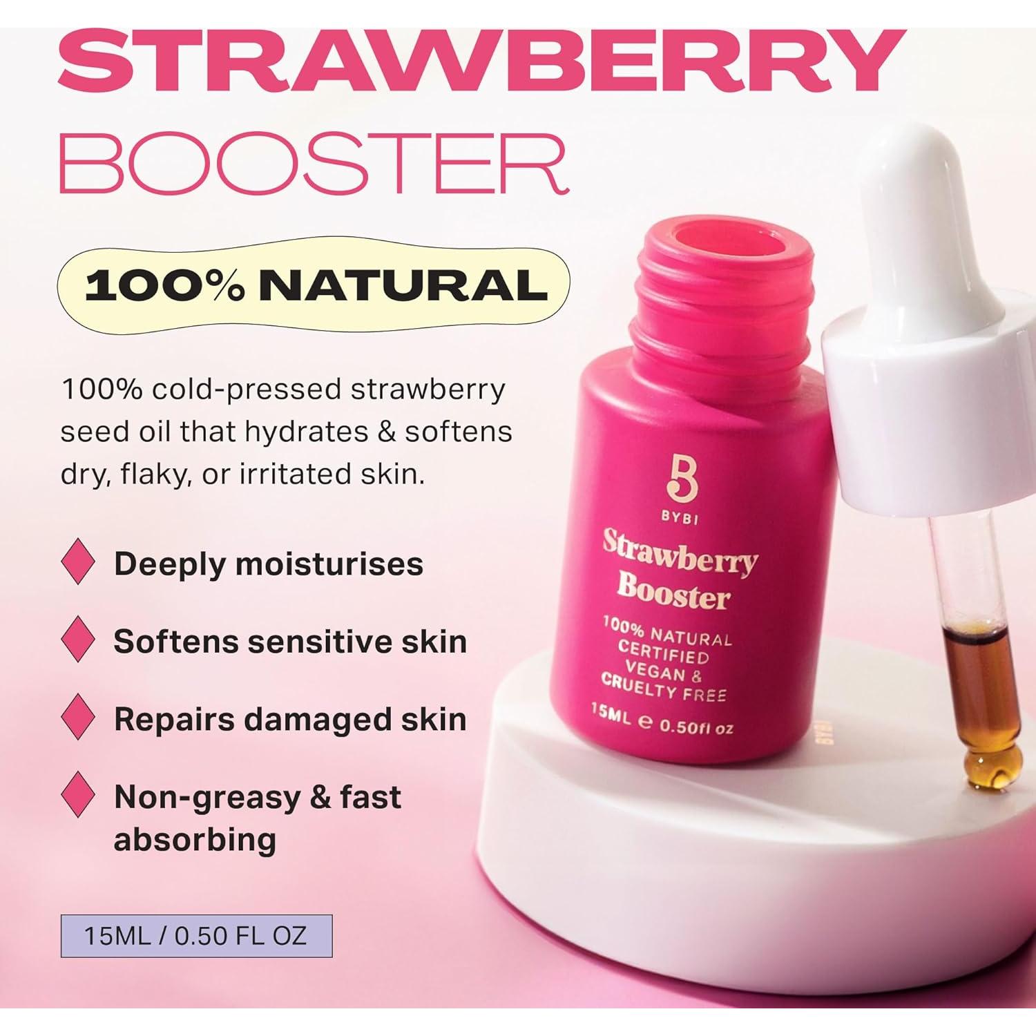 Suero Facial Hidratante BYBI Beauty Booster de Fresa 15ml