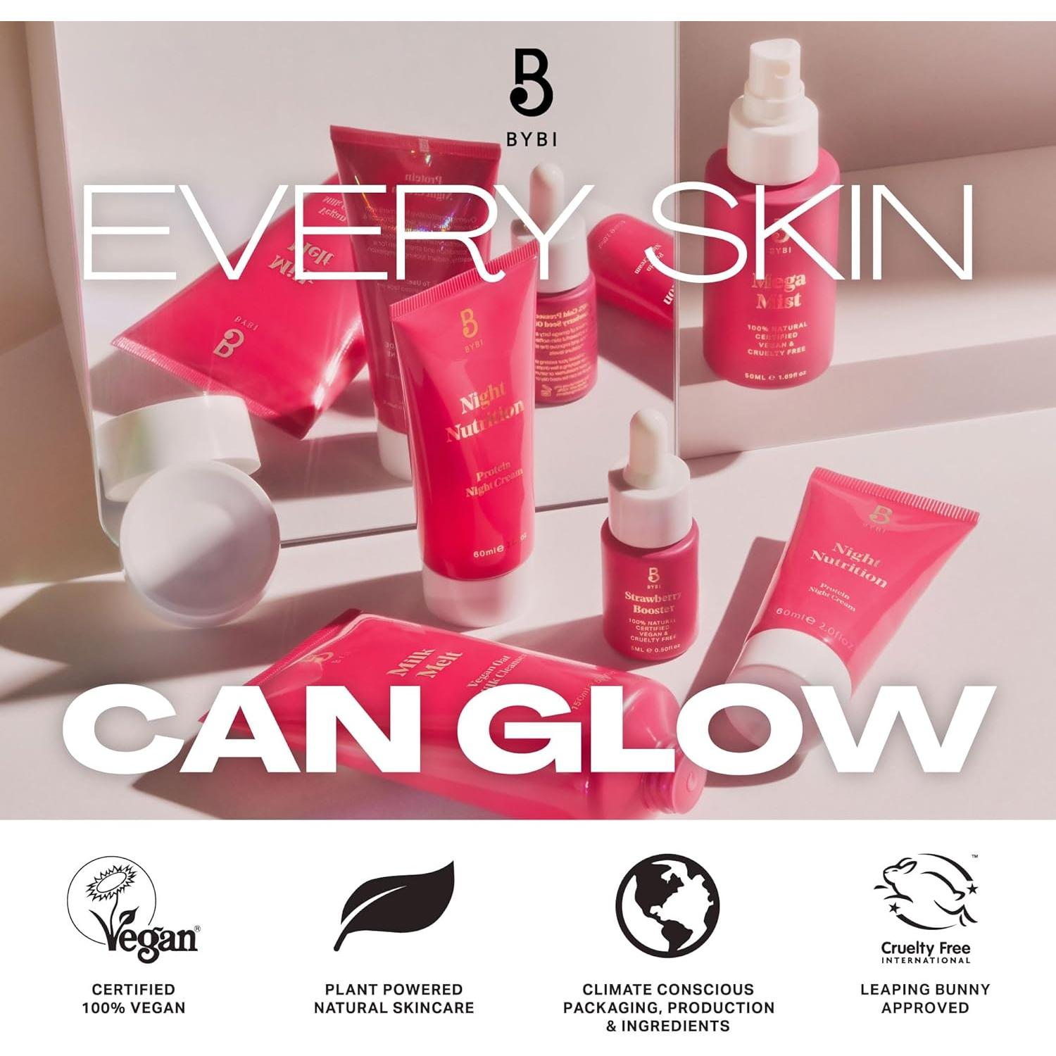 Suero Facial Hidratante BYBI Beauty Booster de Fresa 15ml