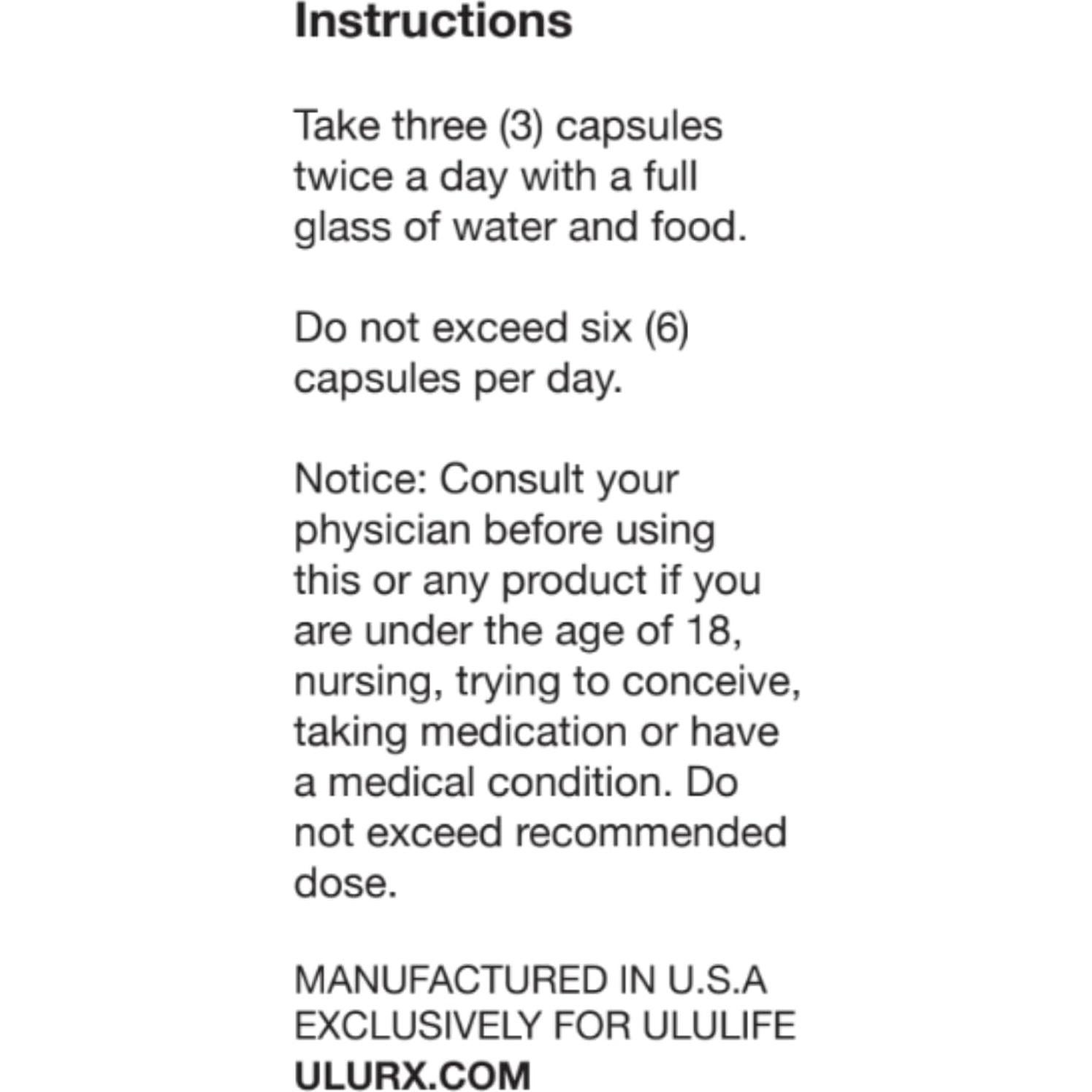 Multivitamina ULU Regrow Definitiva 540 Cápsulas - Crecimiento Cabello, Piel y Uñas