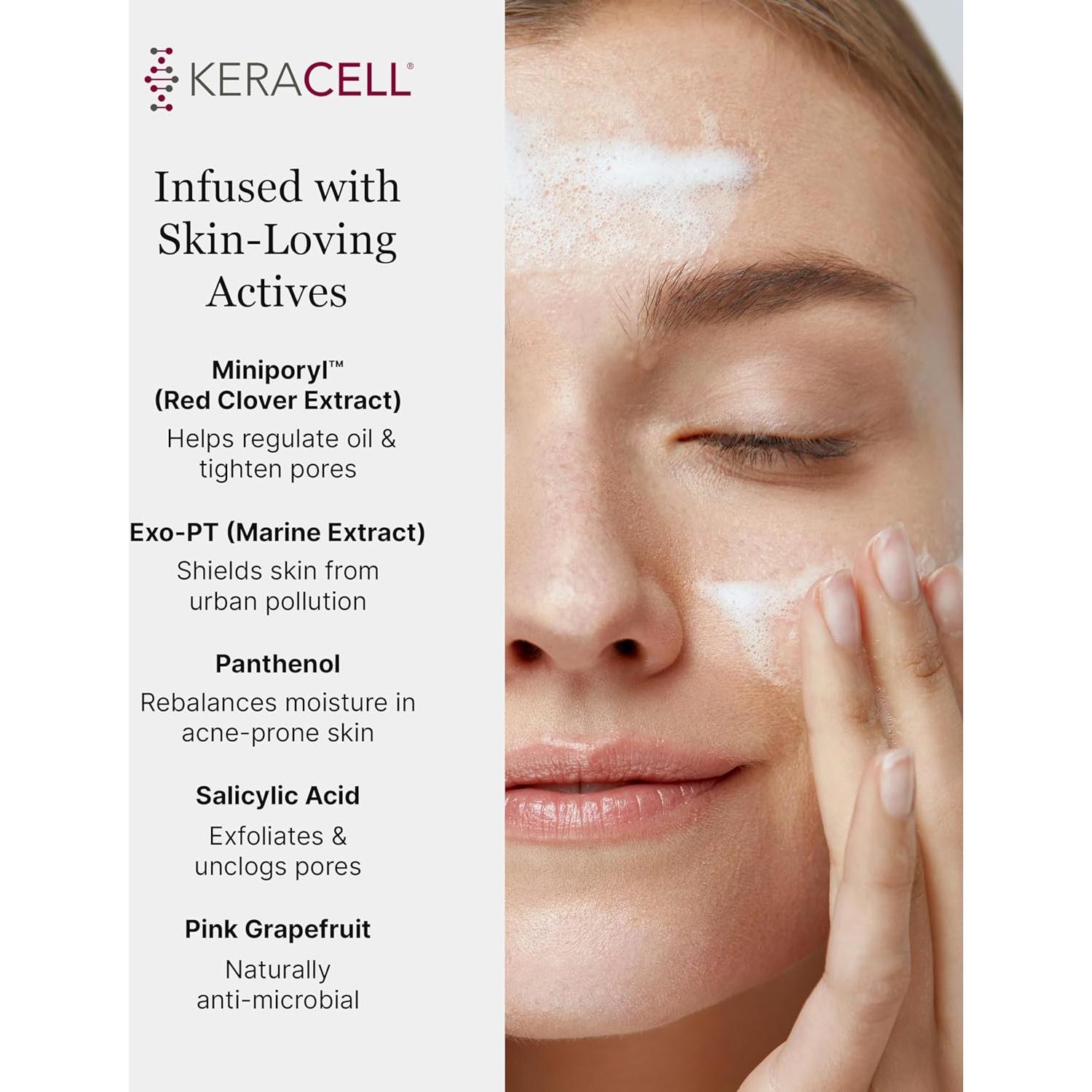 Limpiador Facial KERACELL con Ácido Salicílico 113.4 g