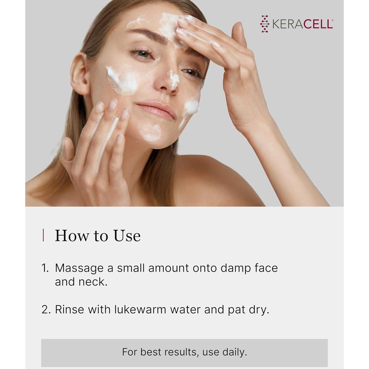 Limpiador Facial KERACELL con Ácido Salicílico 113.4 g
