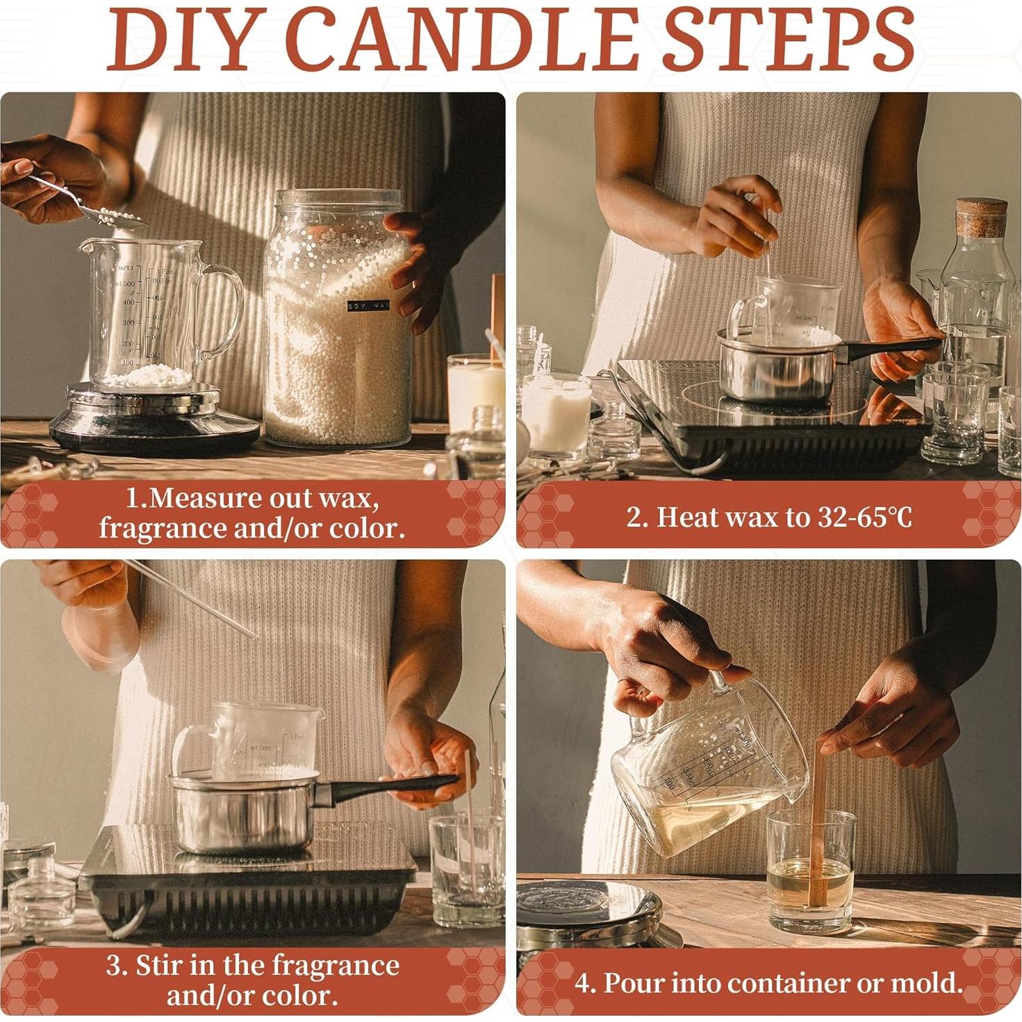 Pellets de Cera de Abeja Natural MicCai 2.27kg Amarilla