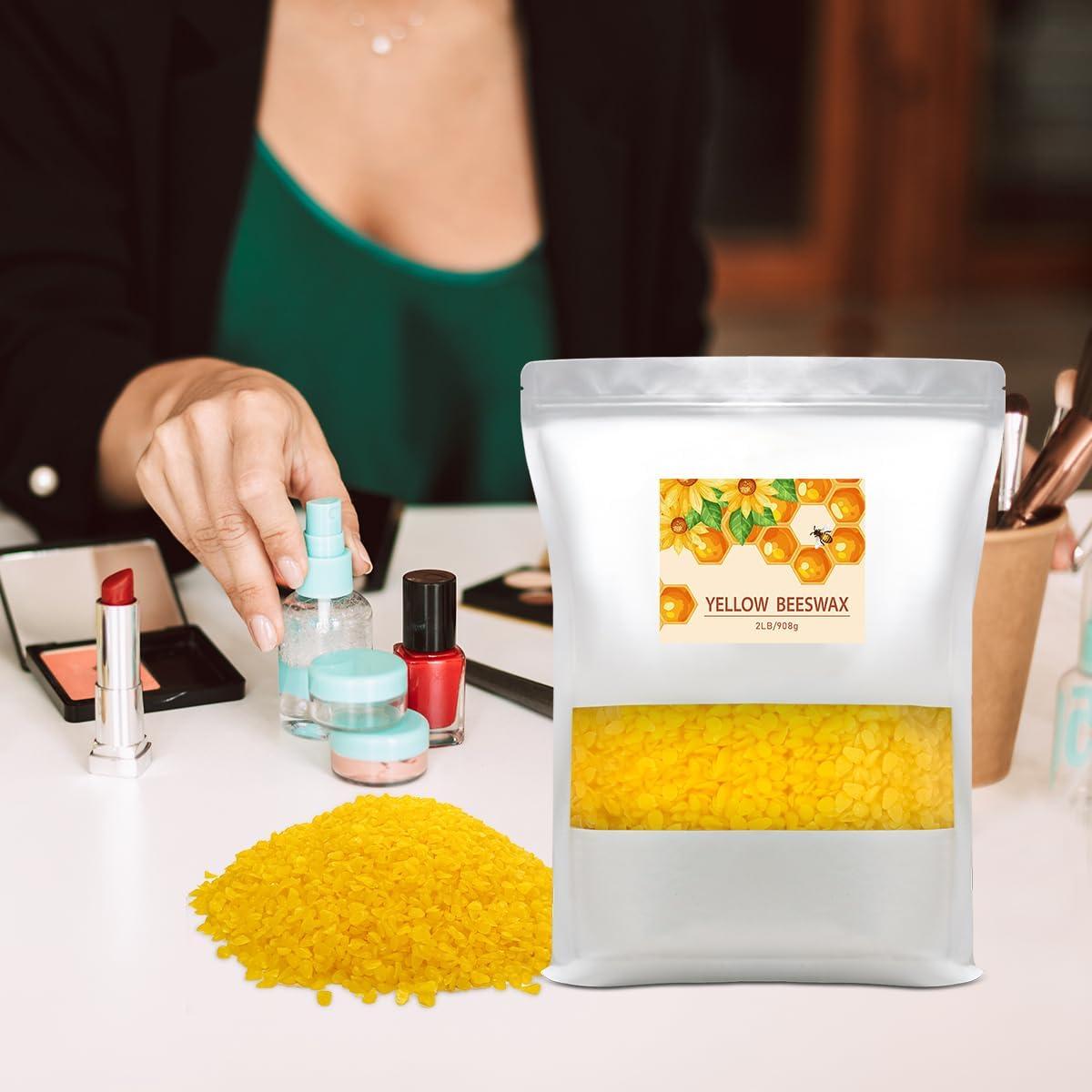 Pellets de Cera de Abeja 0.91KG Fasize - 100% Orgánica para DIY