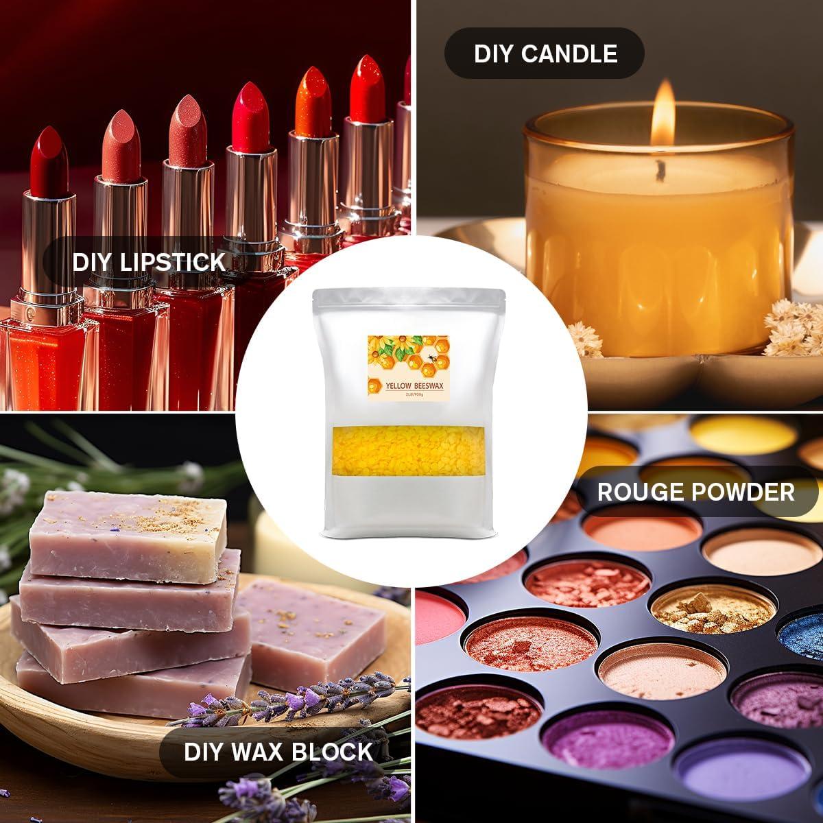 Pellets de Cera de Abeja 0.91KG Fasize - 100% Orgánica para DIY