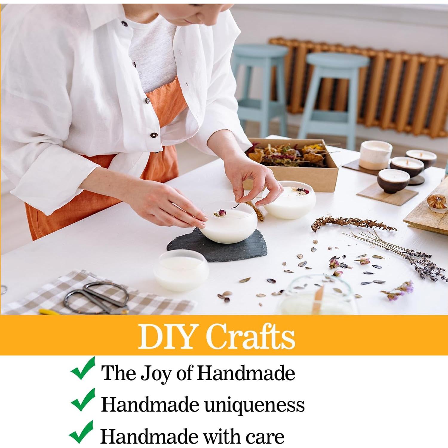 Gránulos de Cera de Abeja Amarilla AHSNYLC 448g para Velas y Cosméticos