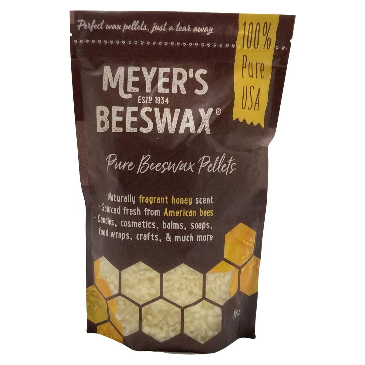 Cera de Abeja Pura Meyer's USA 113.4 g, Filtrada Triple