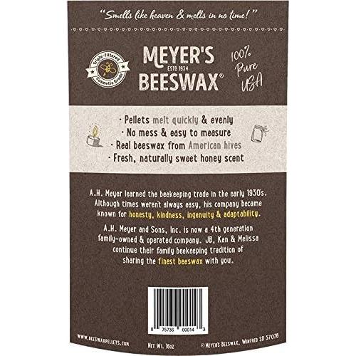 Cera de Abeja Pura Meyer's USA 113.4 g, Filtrada Triple