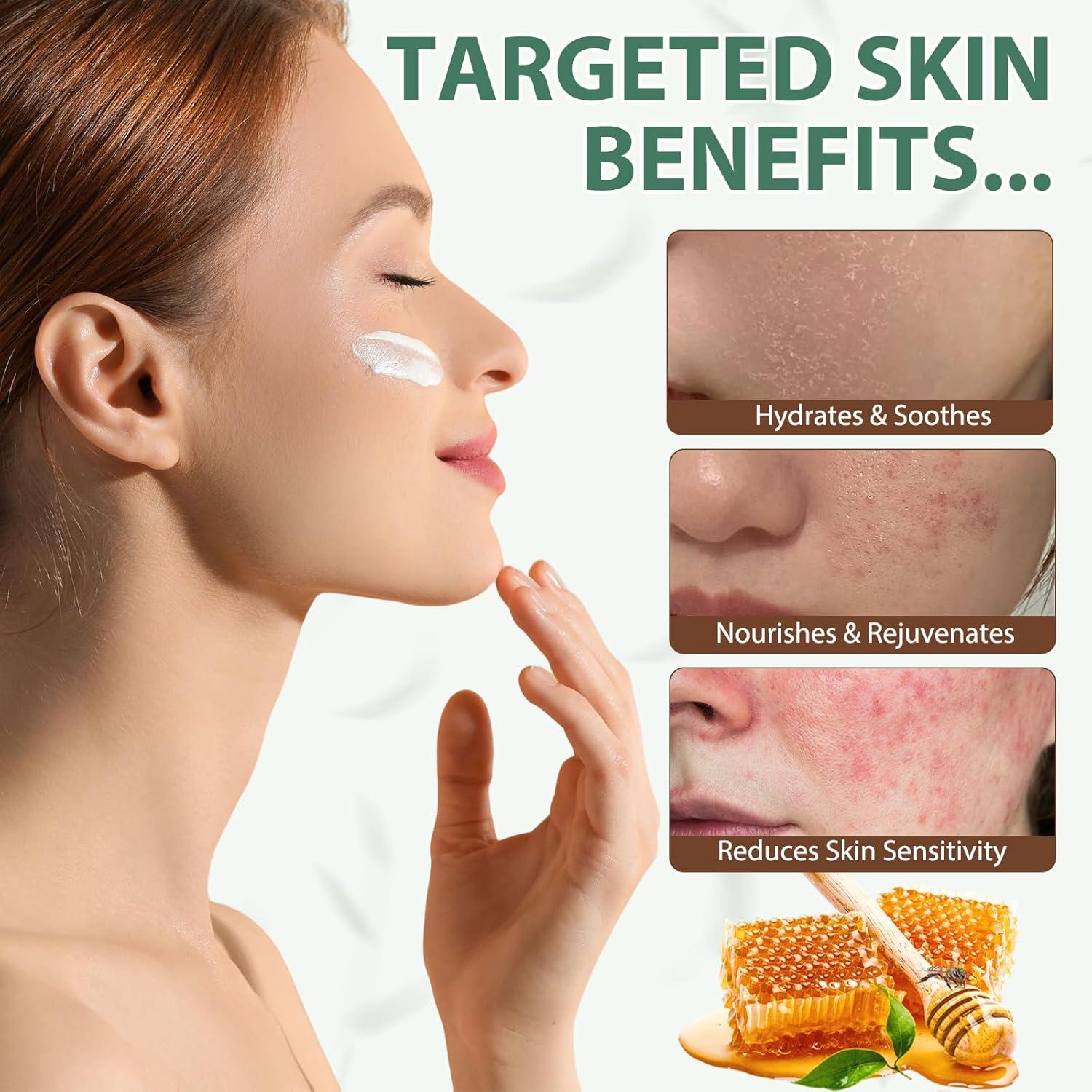 Bálsamo Hidratante Facial Akeeronn 119 g - Sebo de Res y Miel