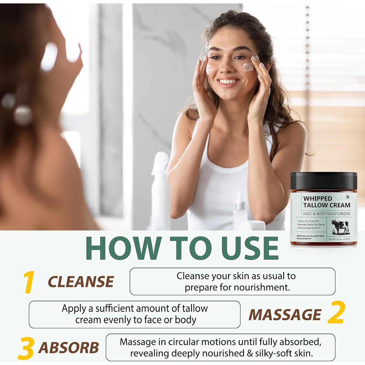 Bálsamo Hidratante Facial Akeeronn 119 g - Sebo de Res y Miel