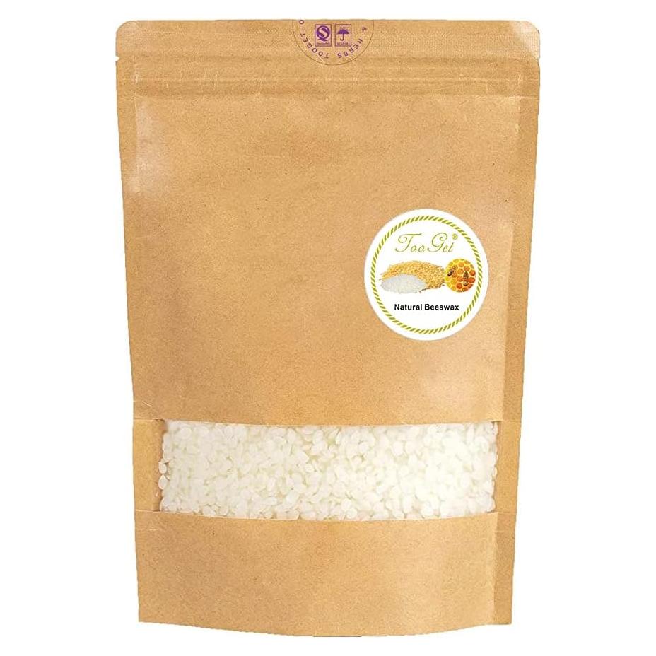 Pellets de Cera de Abeja Blanca Pura TooGet 400g - Grado Cosmético