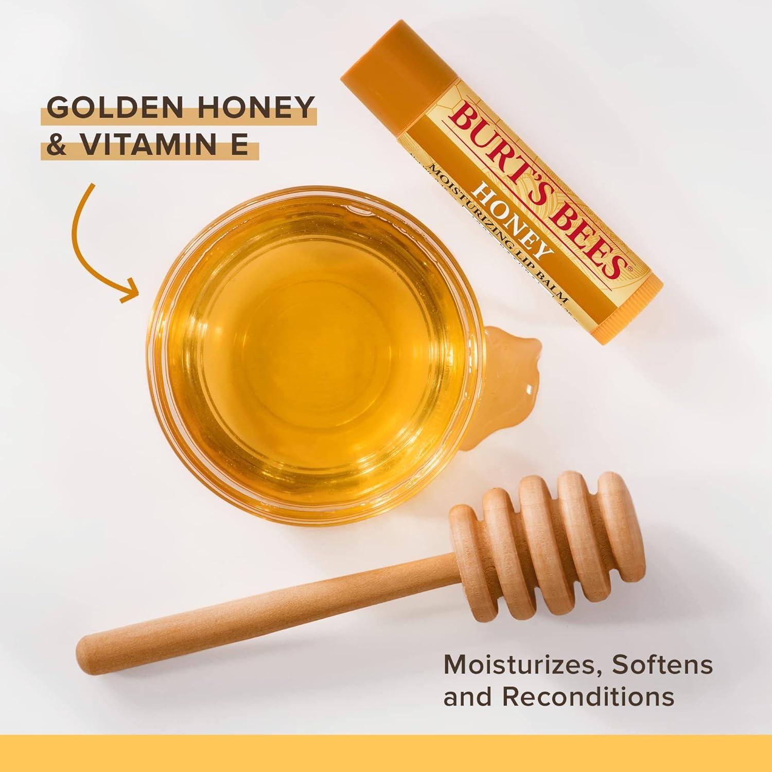 Bálsamo Labial Hidratante Burt's Bees Miel 4.57g Natural