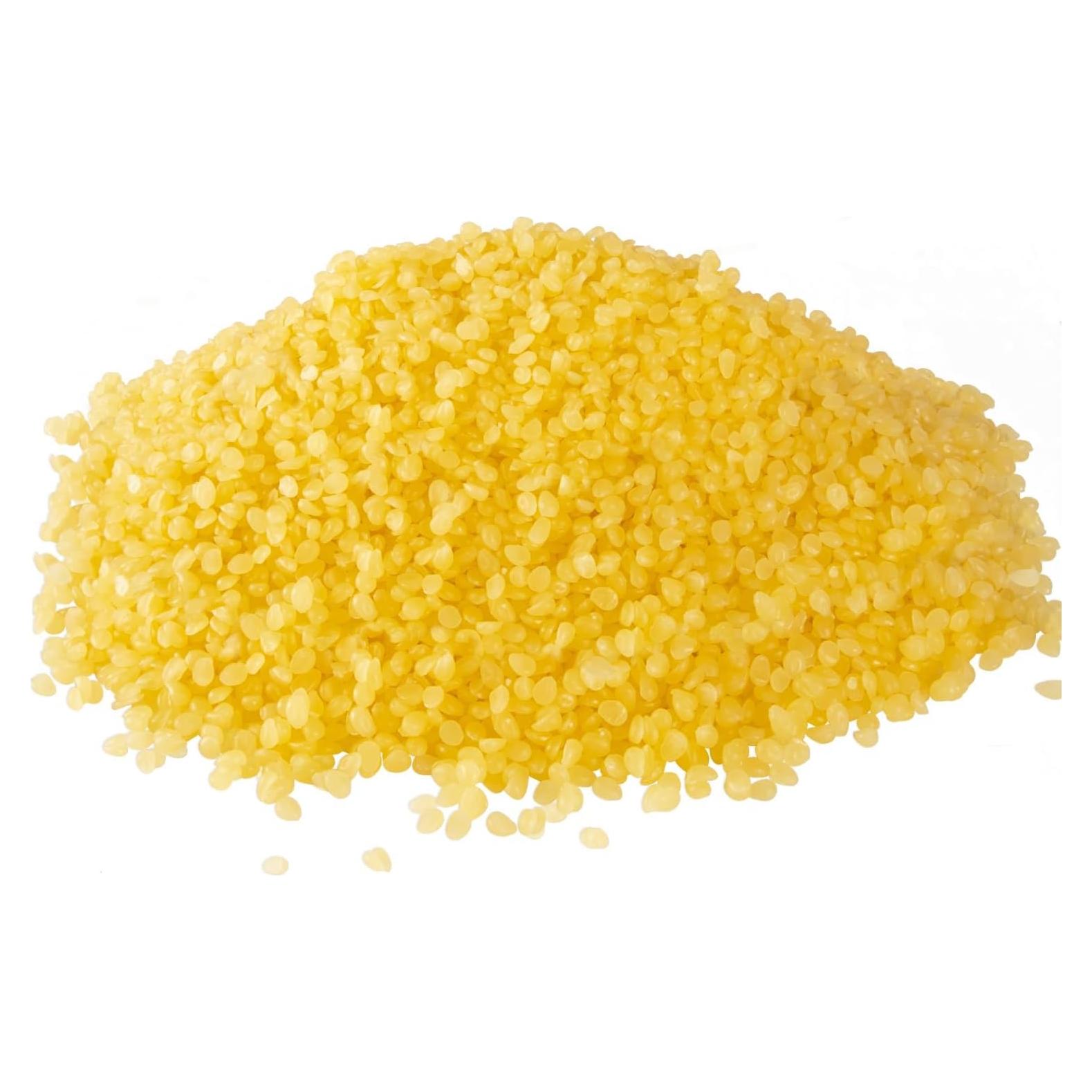Pellets de Cera de Abeja Amarilla 2.27 kg para DIY - ECLHTLNY