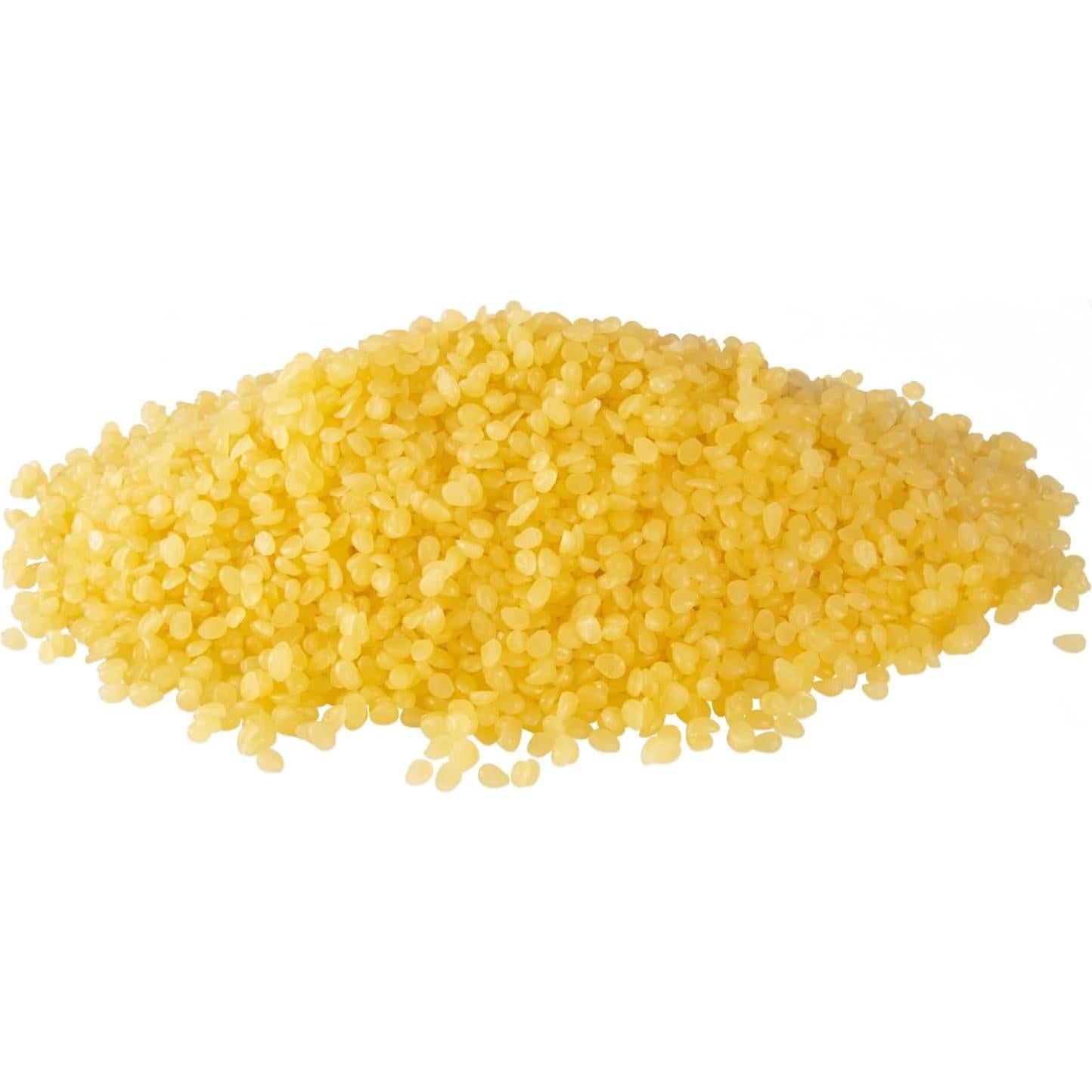 Pellets de Cera de Abeja Amarilla 2.27 kg para DIY - ECLHTLNY
