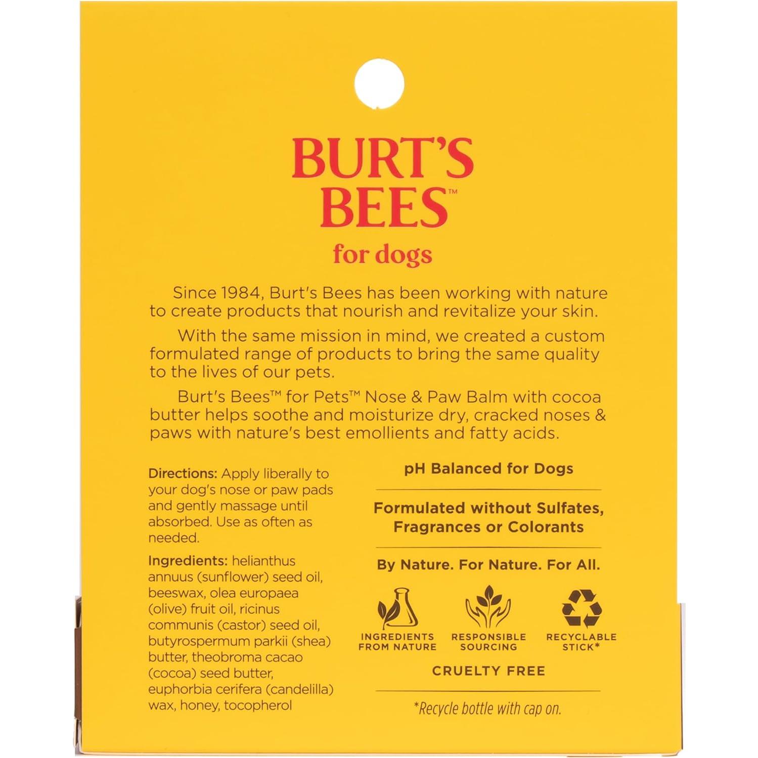 Balm Hidratante para Nariz y Patas de Perro Burt's Bees 32g