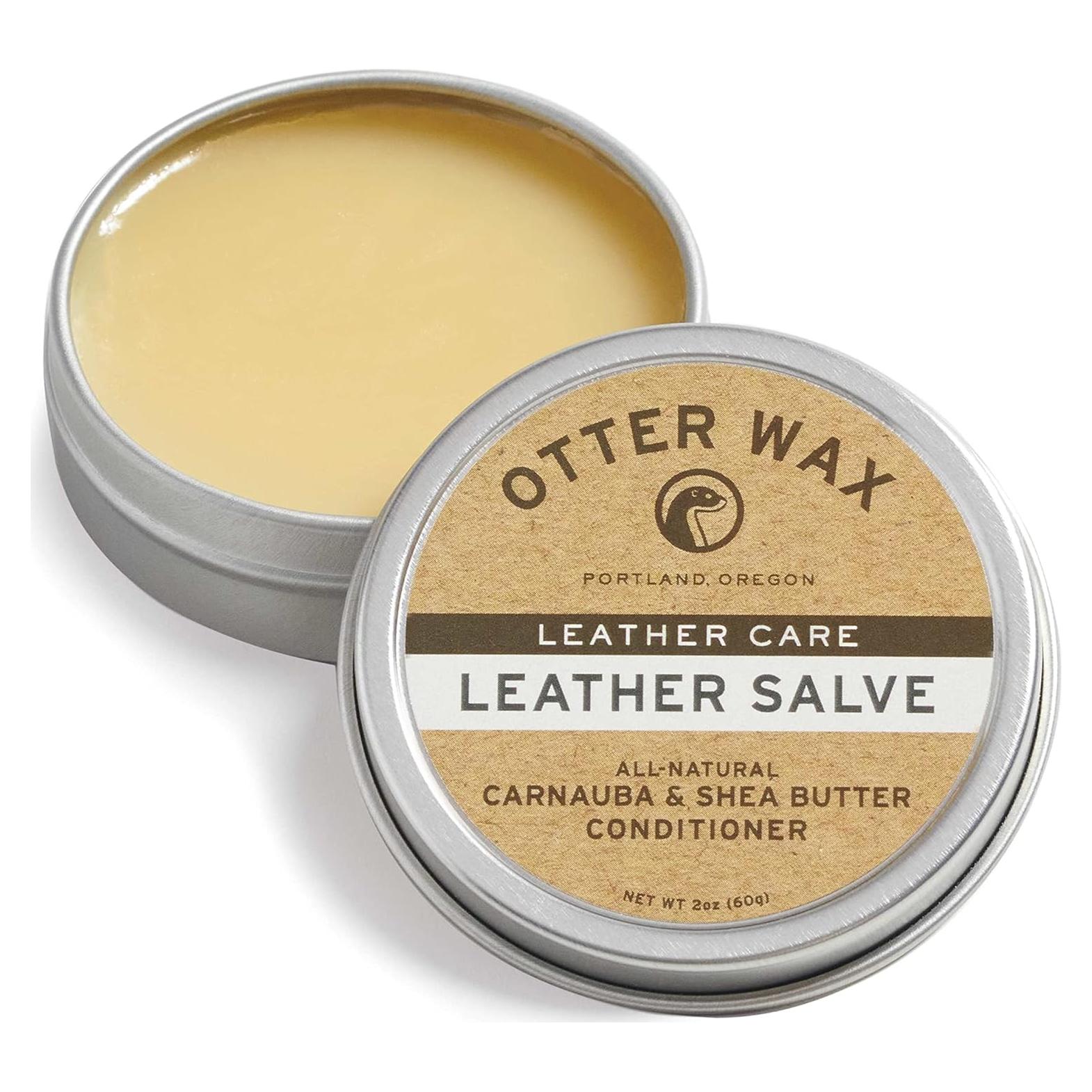 Acondicionador de Cuero Otter Wax Leather Salve 56.7g Natural