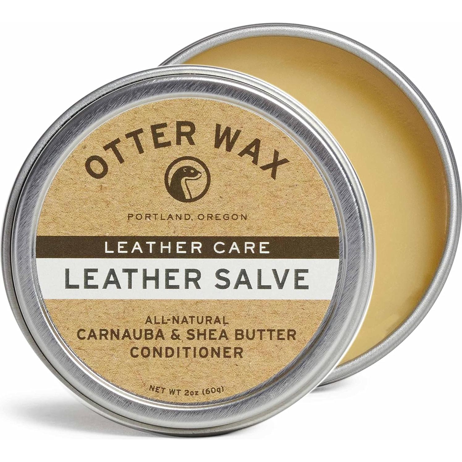 Acondicionador de Cuero Otter Wax Leather Salve 56.7g Natural
