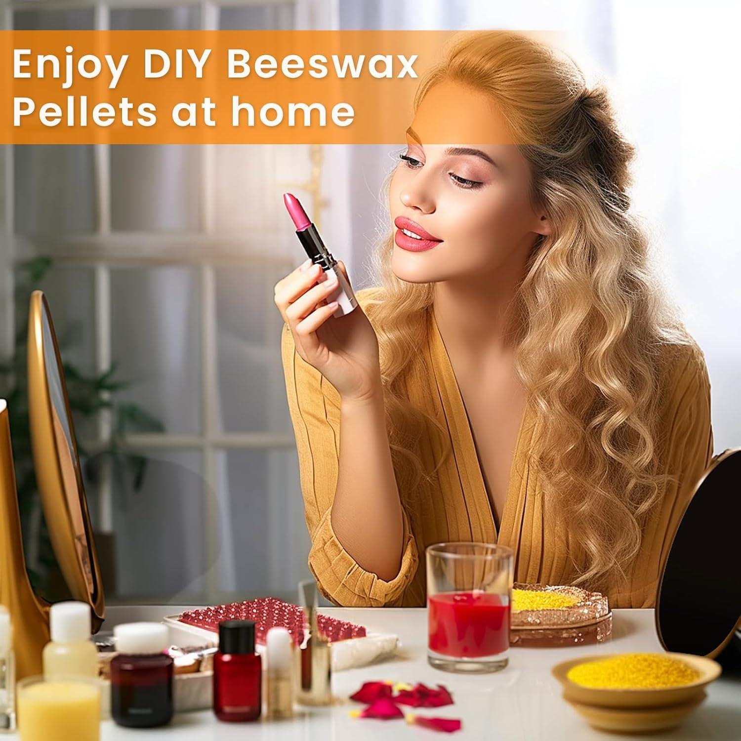 Gránulos de Cera de Abeja Amarilla WuNa 2.25 kg Grado Alimenticio