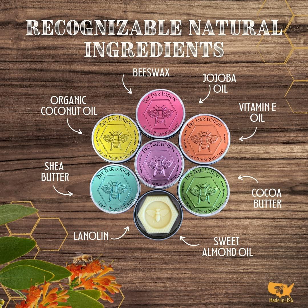 Bee Bar Honey House Naturals Vainilla 57g - Hidratante Natural