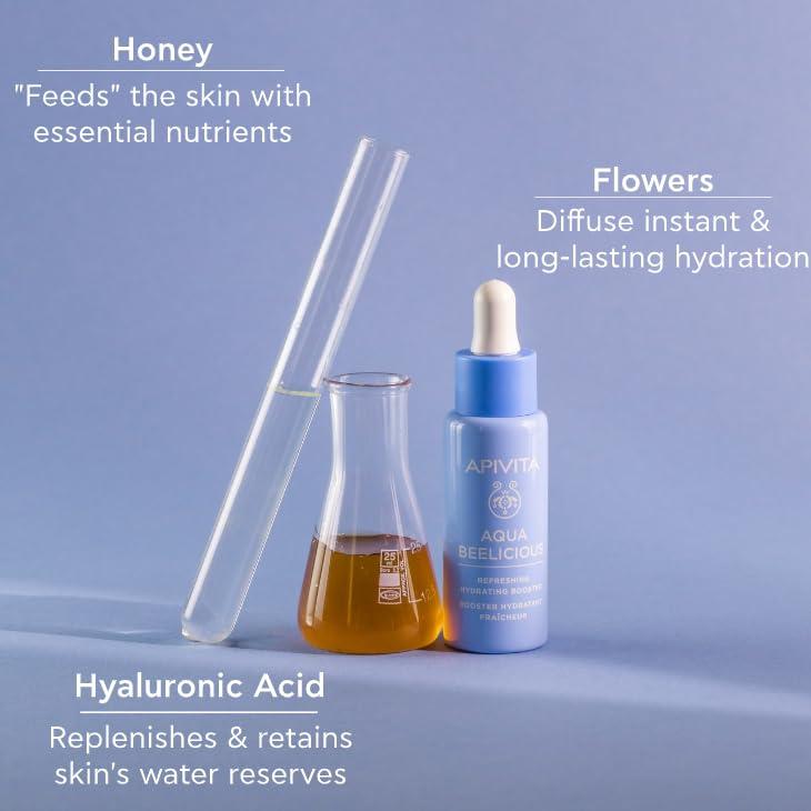 Suero Hidratante APIVITA Aqua Beelicious 30 mL con Propóleos