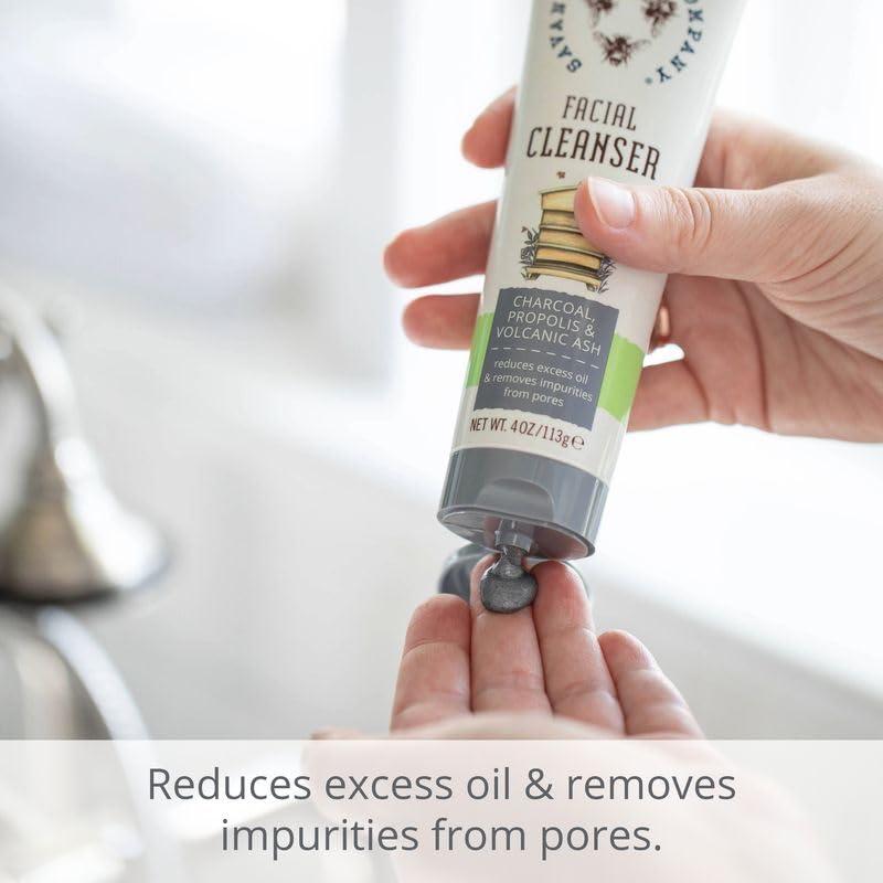 Limpiador Facial Savannah Bee 118 ml - Propóleos y Carbón