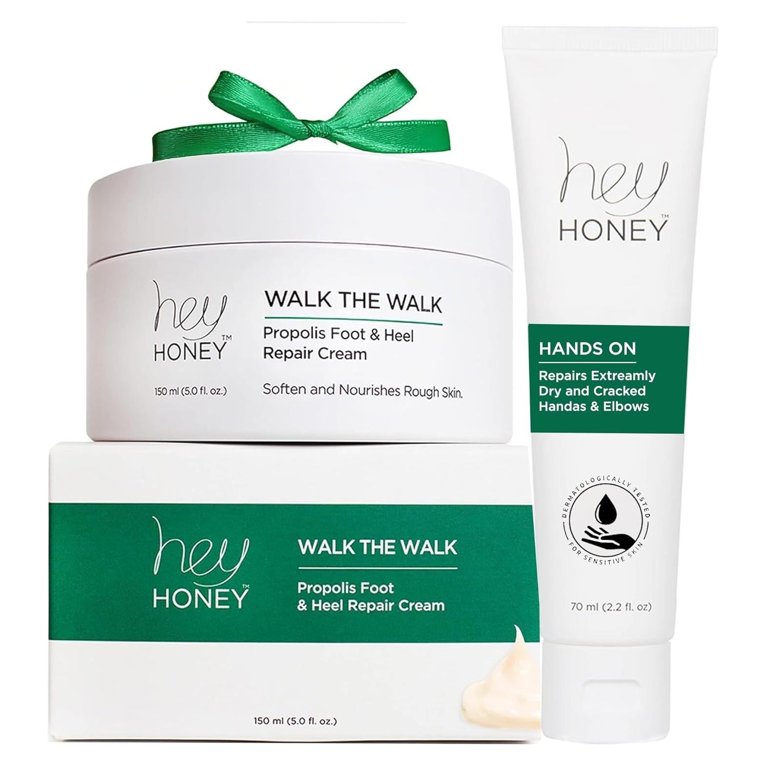 Set Hidratante para Manos y Pies Hey Honey 212 g - Miel y Propóleos