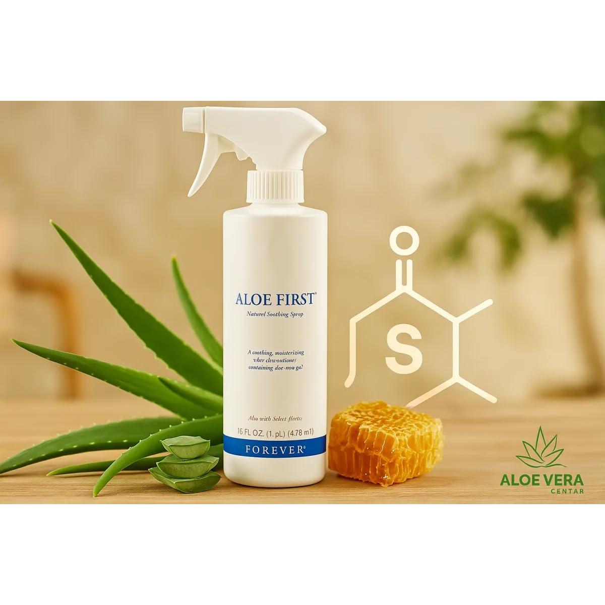 Paquete Alivio Quemaduras Solares Aloe First 500 mL + Gel 20 mL