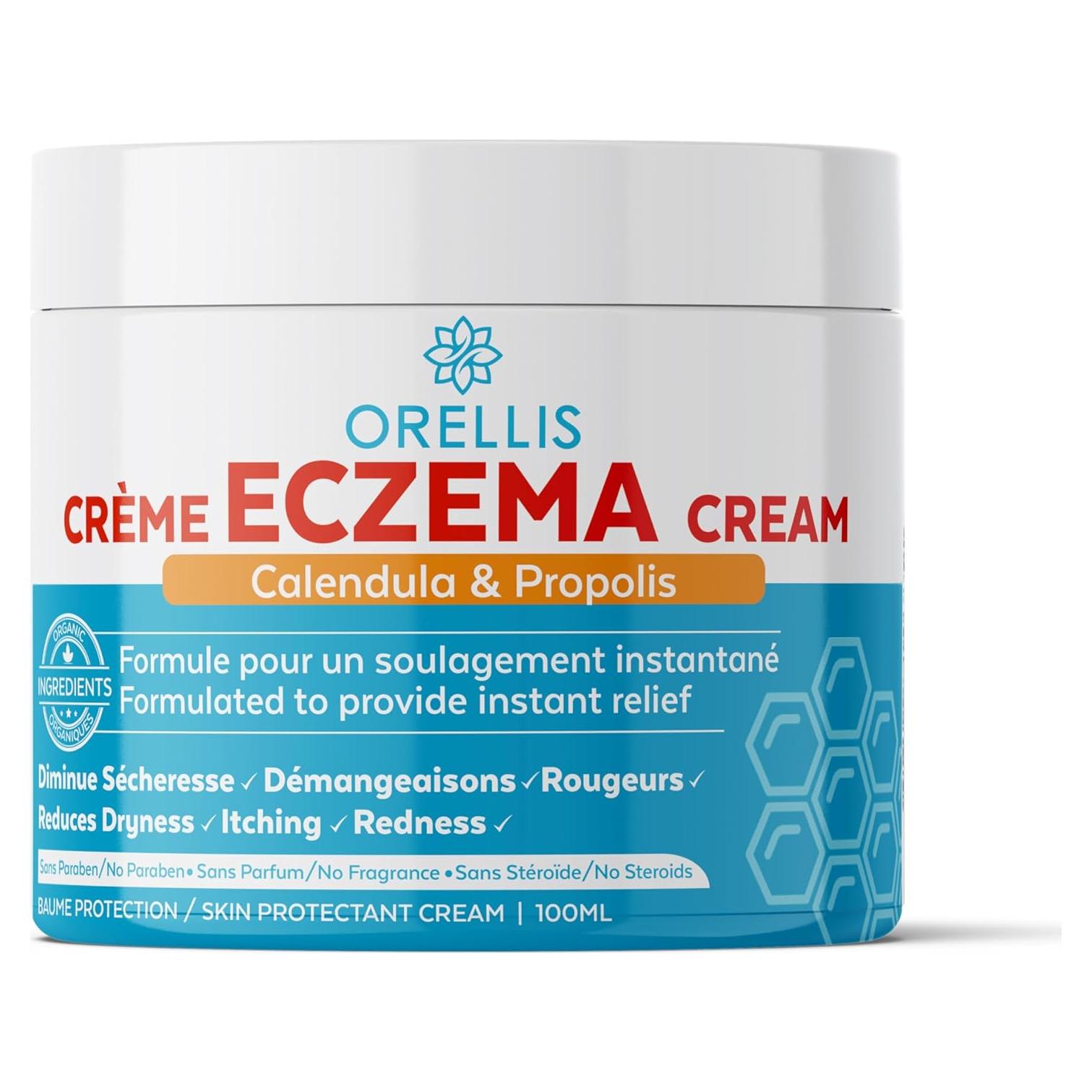 Crema Natural para Eczema Orellis con Caléndula y Propóleos