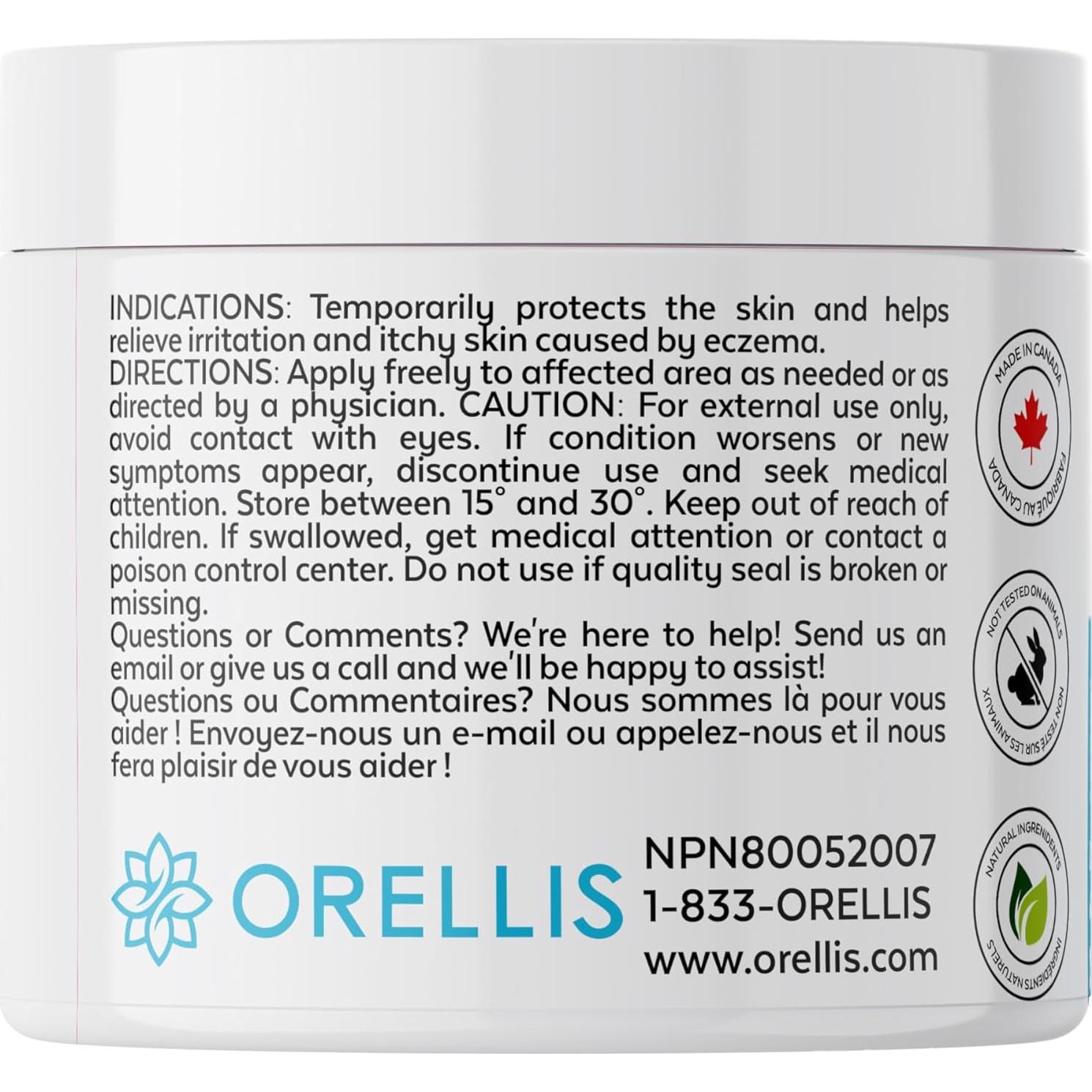 Crema Natural para Eczema Orellis con Caléndula y Propóleos