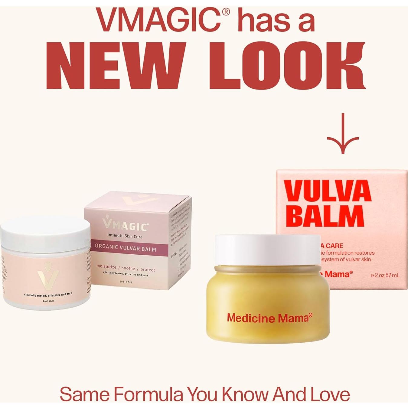 Bálsamo Orgánico para Vulva VMAGIC Medicine Mama - Hidratante Femenino 113.4 g