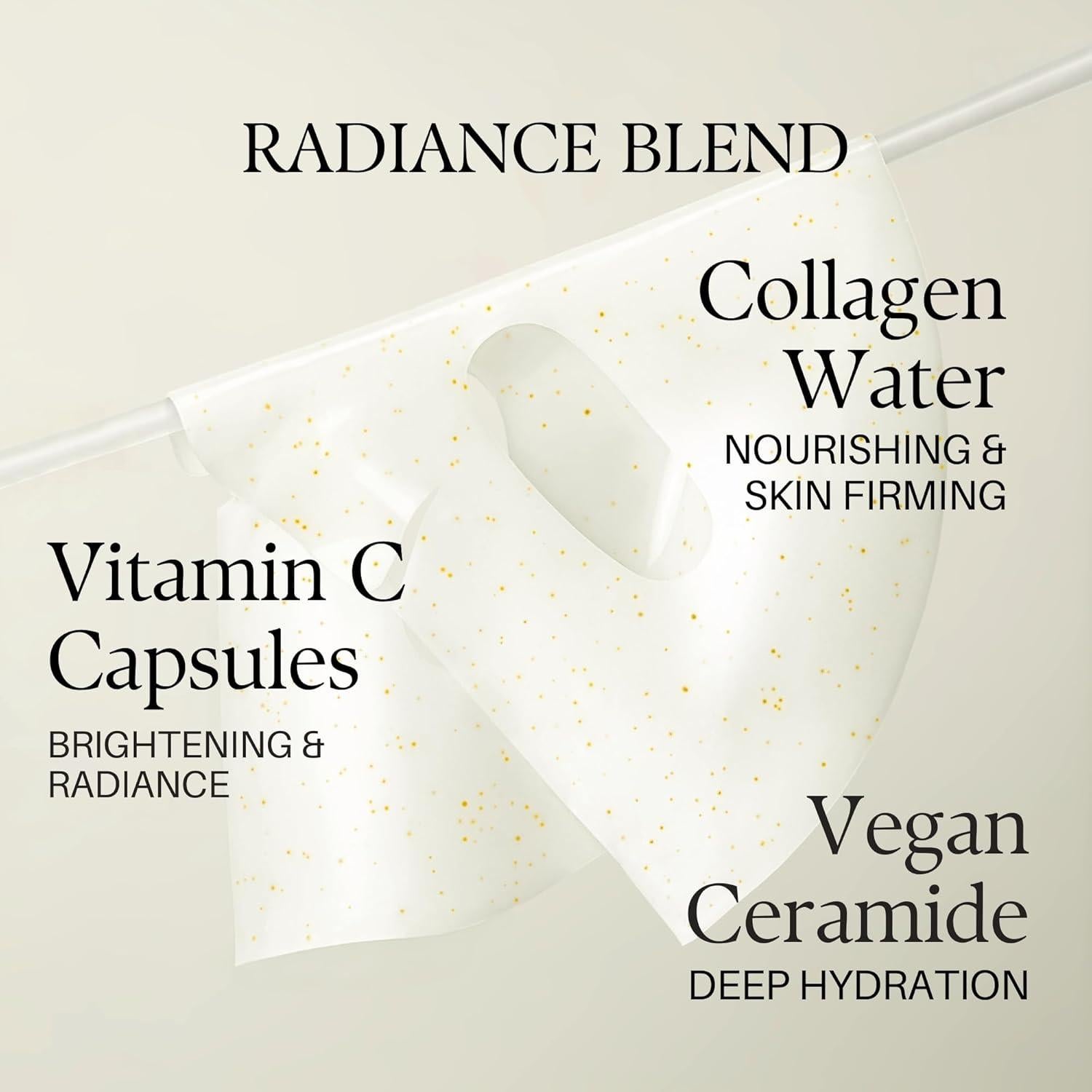 Máscara de Hidrogel d'alba Piedmont 8-Shape 4 Hojas