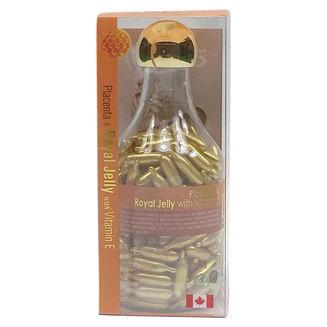 Gelcaps de Placenta de Cordero y Jalea Real con Vitamina E - 200 Unidades