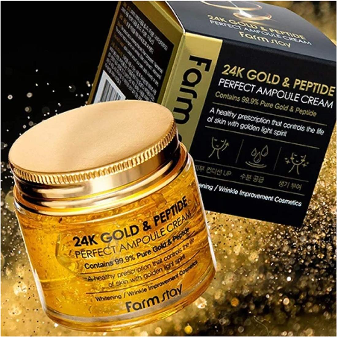 Crema Ampolla Perfecta 24K Oro y Péptidos 80ml - Belleza Facial