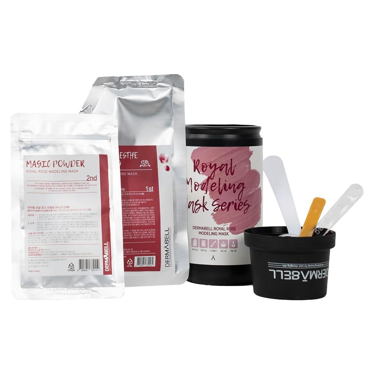 Máscara Facial de Gel Rosa Dermabell 150g Hidratante Premium