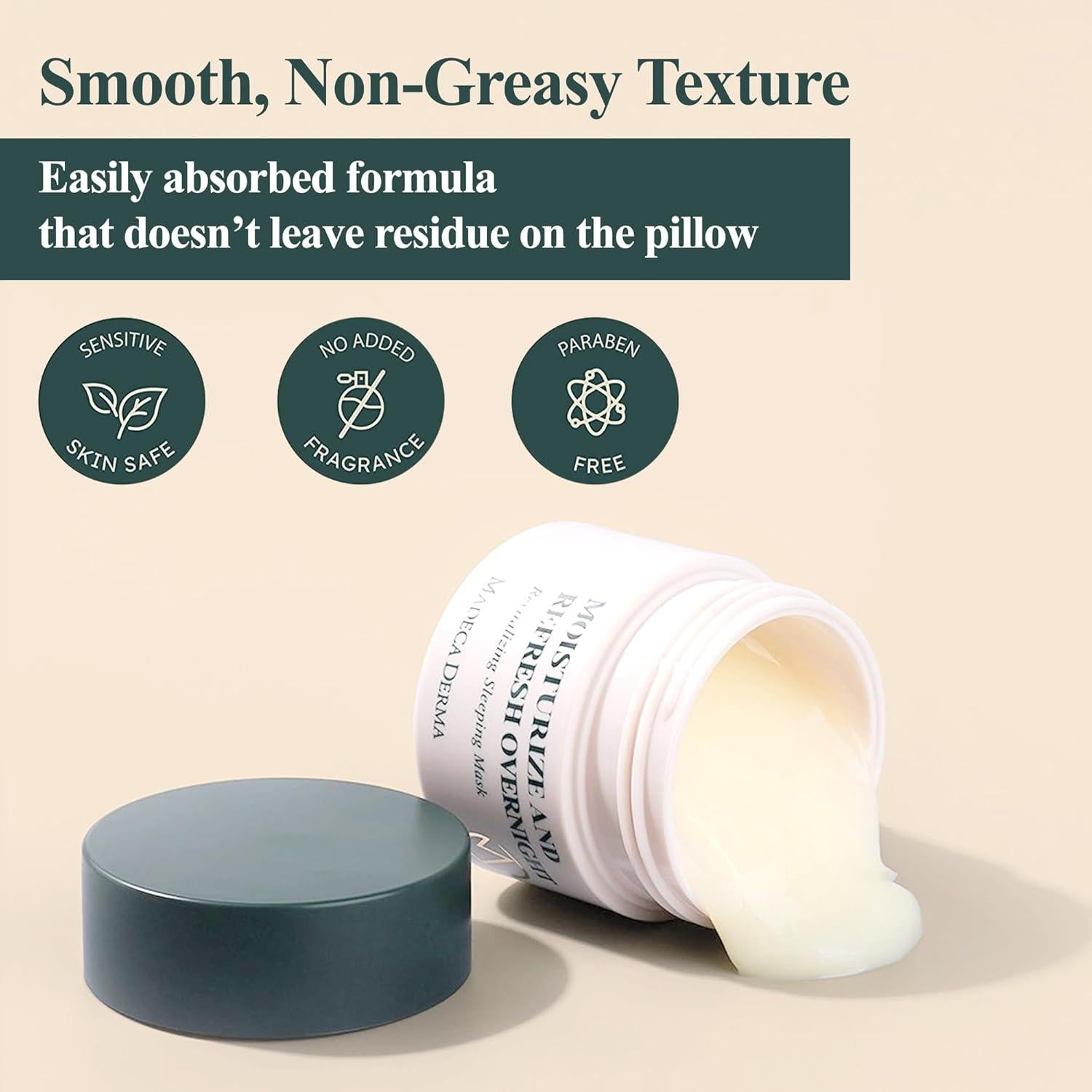 Mascarilla Revitalizante para Dormir Madeca DERMA 80ml