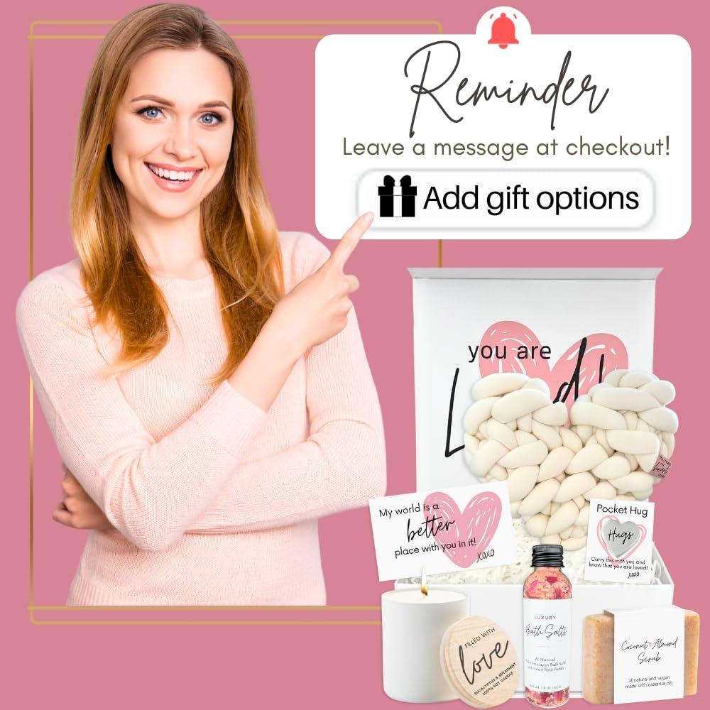 Set de Regalo Eres Amada Boxzie para Mujeres - Almohada, Vela, Jabón