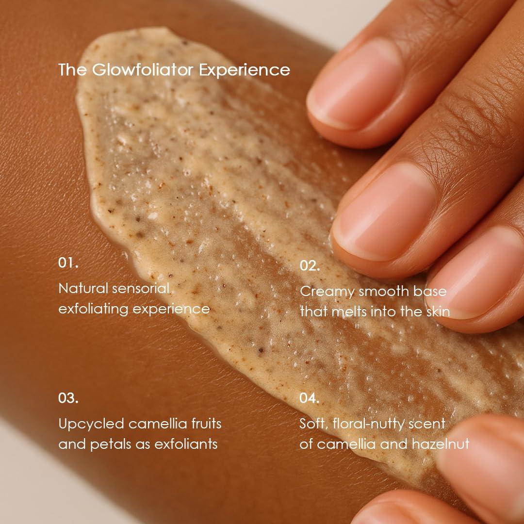 Exfoliante Corporal Natural Camelia Brillo Sin Esfuerzo 200g