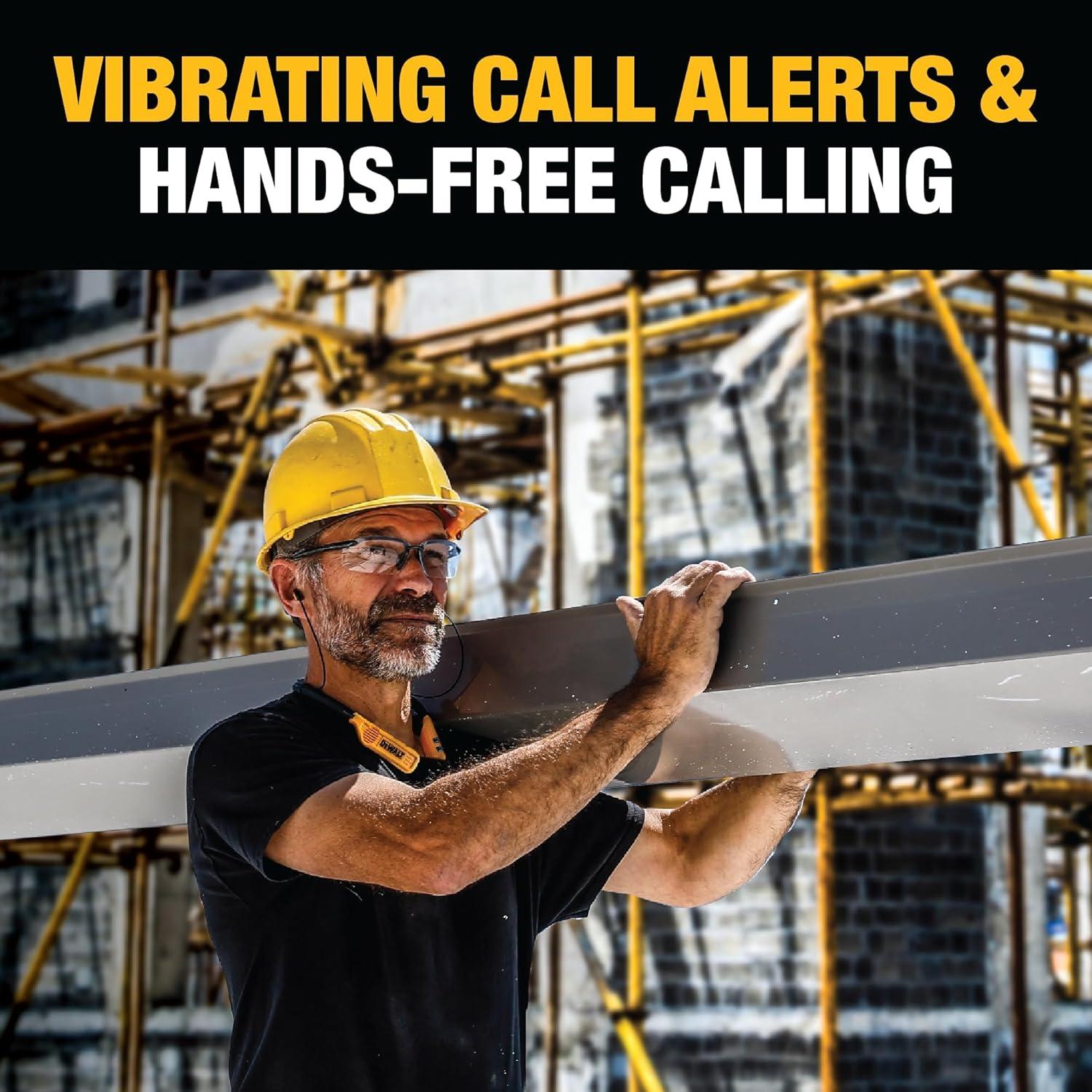 Auriculares Bluetooth DEWALT Jobsite Pro Max 60h Resistencia