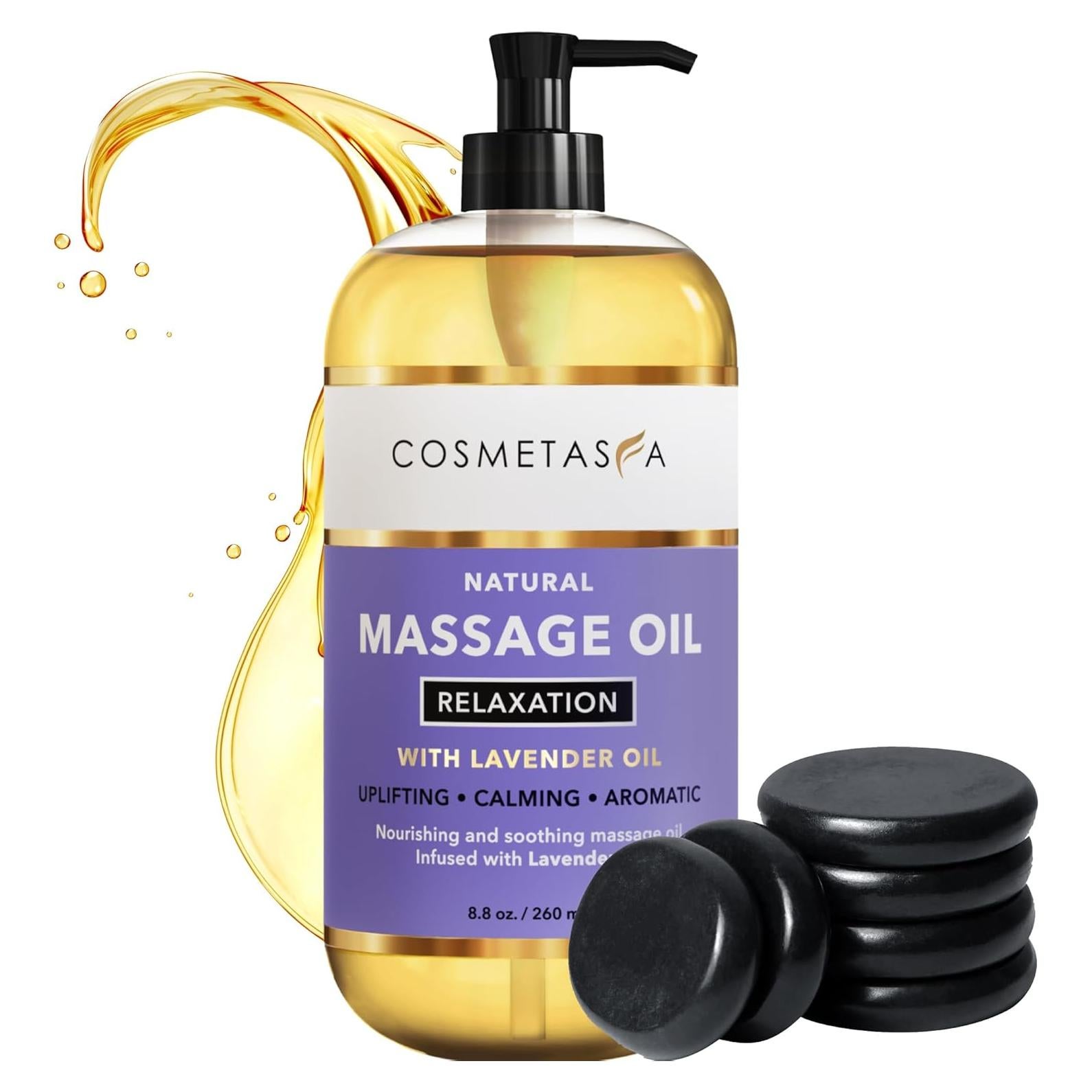 Aceite de Masaje Cosmetasa Lavanda 248 ml - Natural y Terapéutico