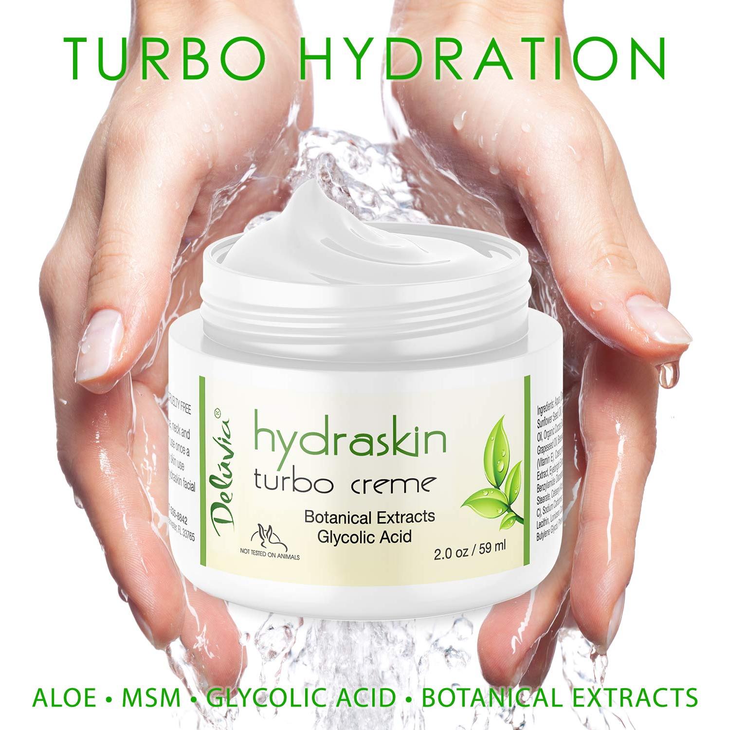 Crema Hidratante Nocturna Deluvia con AHA y Aloe Vera 68g