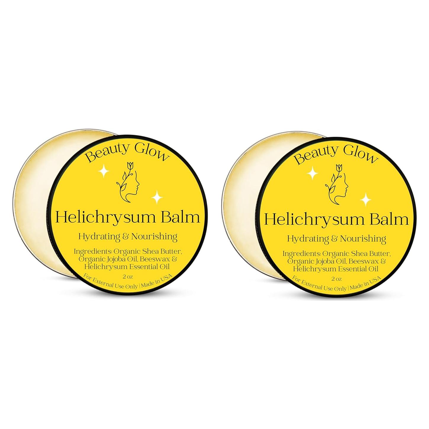 Bálsamo Orgánico Beauty Glow de Helichrysum 56.7 g Hidratante
