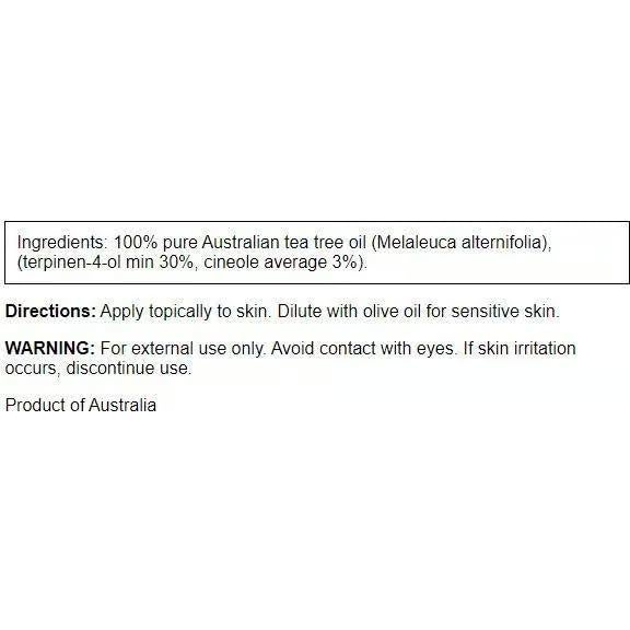 Aceite de Árbol de Té Swanson 118 ml - Uso Tópico y Capilar