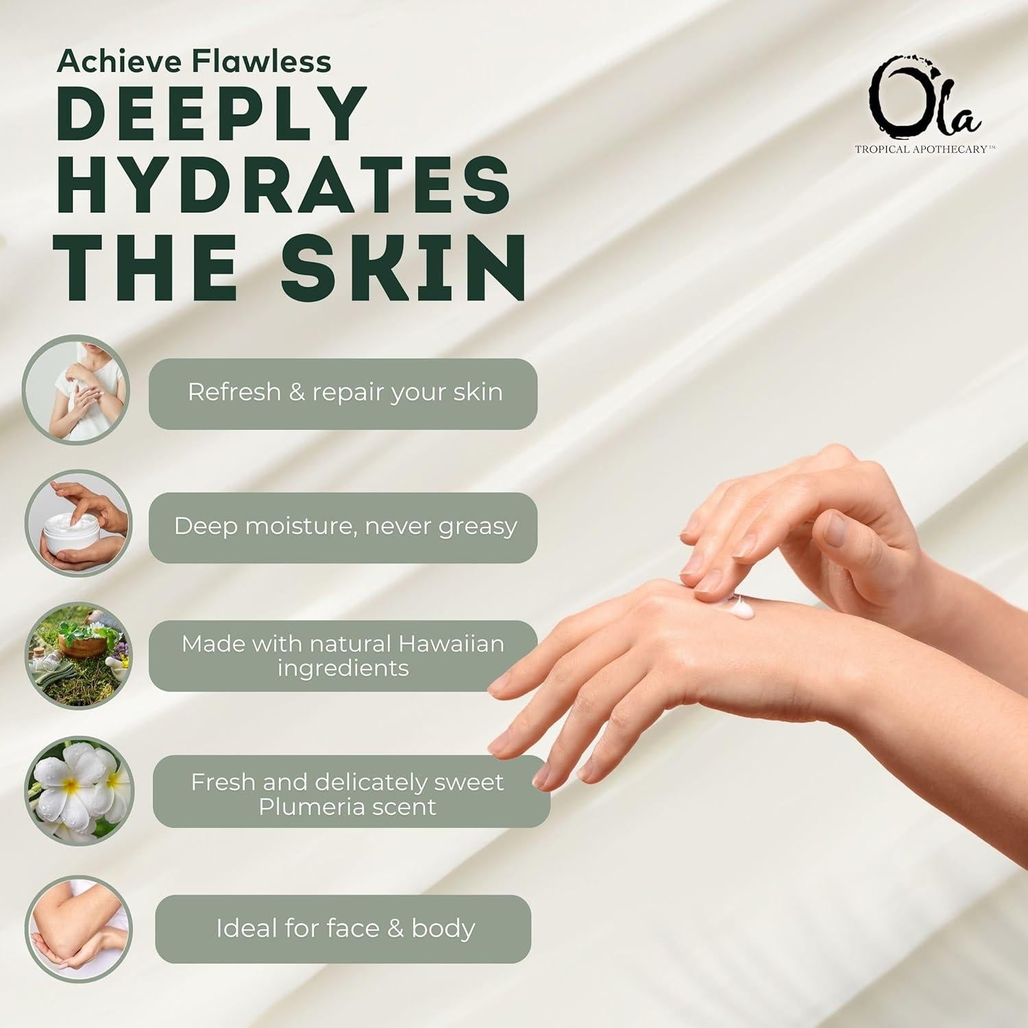 Loción Corporal Ola Tropical Apothecary Plumeria 250 ml Orgánica