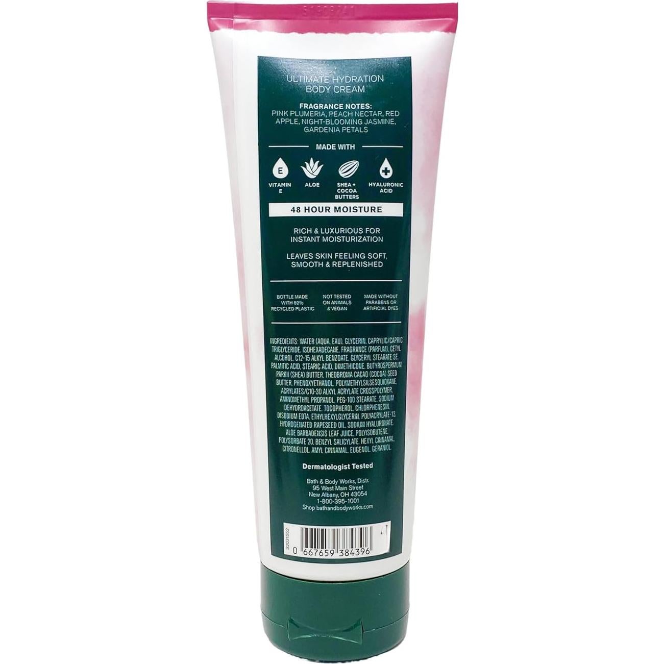 Crema Corporal Hidratante Baño y Cuerpo Trabajos Plumeria - 2 Unidades