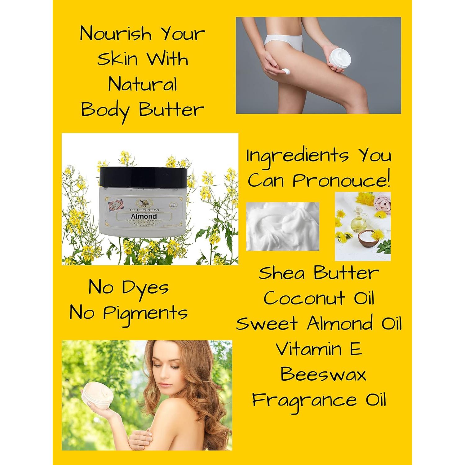 Mantequilla Corporal Natural Lu Lu's Suds 113 g Coco y Karité