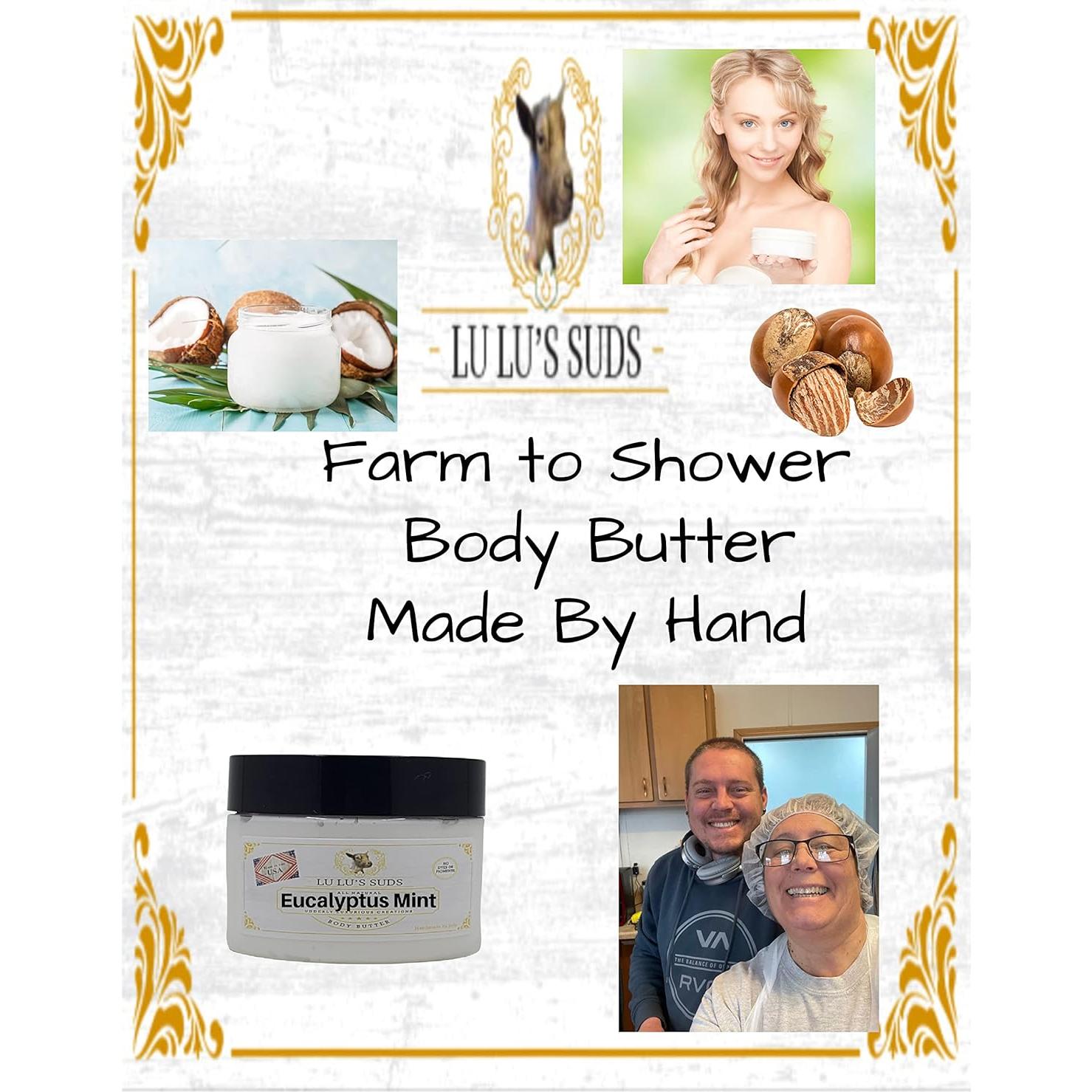 Mantequilla Corporal Natural Lu Lu's Suds 113 g Coco y Karité