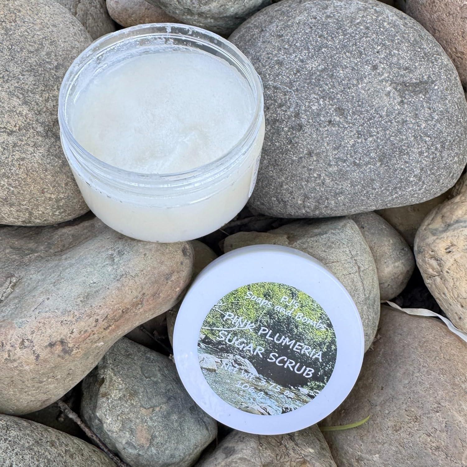 Exfoliante Corporal de Azúcar de Coco PJ's 106 g - Aroma Plumeria