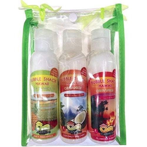Set de Lociones Orgánicas Bubble Shack Hawaii - 3 Fragancias